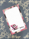 Personalized Penguin Winter Notepad | Custom Kids Stationery