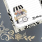 Personalized Flower Cart Damask Notepad Stationery