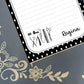 Personalized Hair Stylist, Salon, Scissors, Notepad Stationery