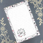 Personalized Valentine's, Love, Hearts, Notepad Stationery