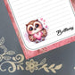 Personalized Valentine's, Owl Always Love You, Love, Notepad Stationery
