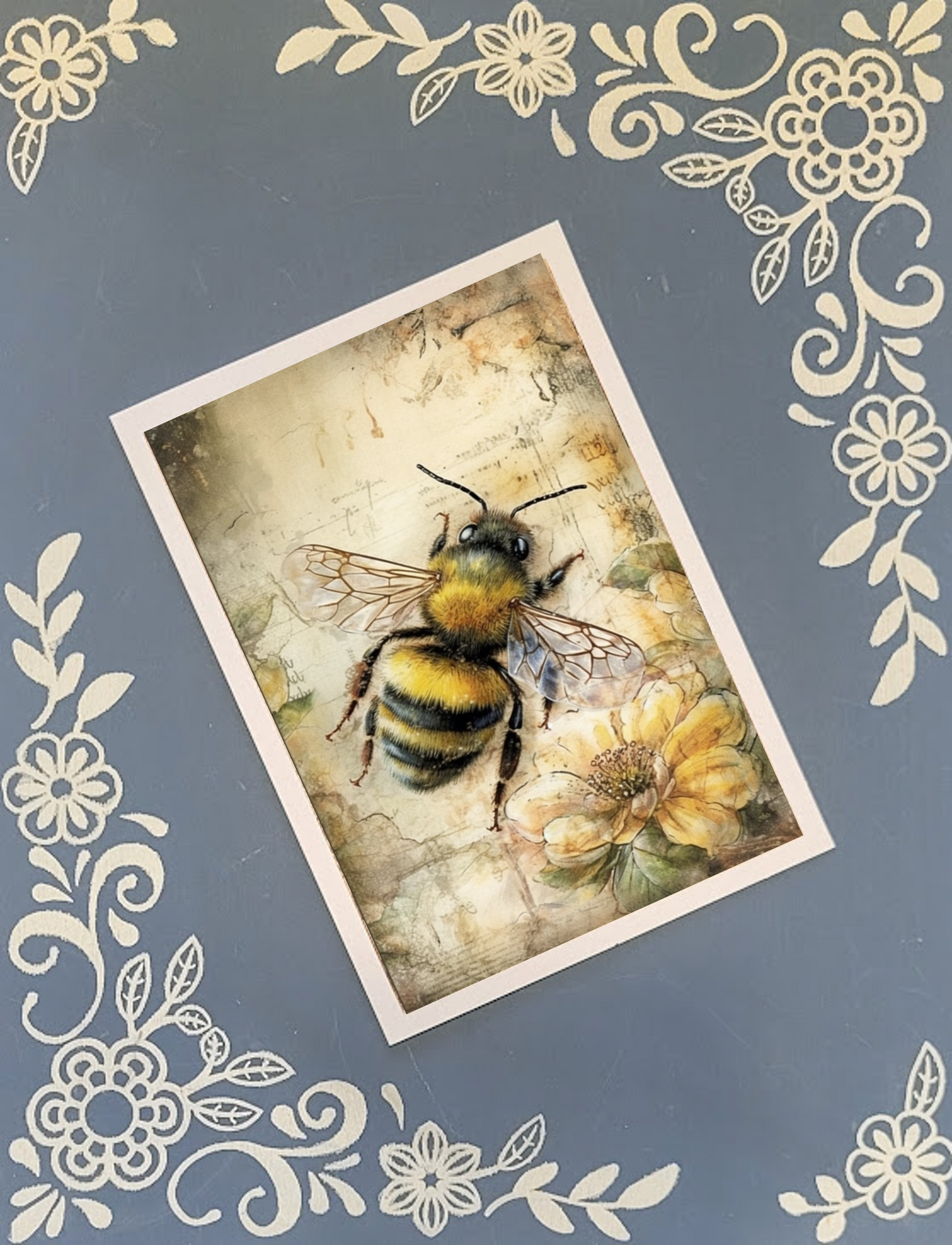 Bee & Sunflower Greeting Card Bundle | 5x7 Cards with Envelopes