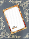 Personalized Hello Autumn Fall Notepad Stationery