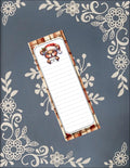 Christmas, Naughty List, Bear, Magnet Notepad List Pad