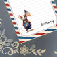 Personalized USA Mouse 3, American Flag, Notepad Stationery