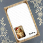 Personalized Santa Claus, Christmas, Notepad Stationery