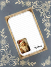 Personalized Santa Claus, Christmas, Notepad Stationery