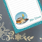 Personalized Teacher #4, Notepad Stationery