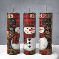Snowman, Red Plaid, Mug or Tumbler