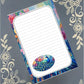 Personalized Peacock Notepad | Custom Bird Motif Stationery