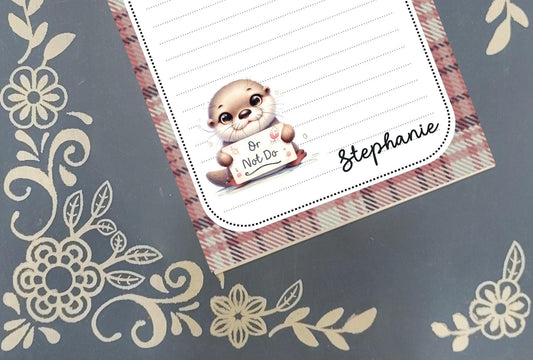Personalized Otter To-Do List | "Things I Otter Do" Notepad