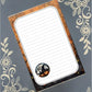 Personalized Witchy Pumpkin Notepad Stationery