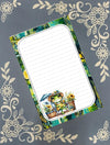 Personalized Frog Umbrella Notepad | Cute Whimsical Stationery