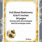 Personalized Bee & Sunflower Stationery Kit | Pen Pal Letter Set