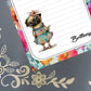 Personalized Pug in a Dress, Notepad Stationery