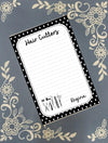 Personalized Hair Stylist, Salon, Scissors, Notepad Stationery