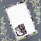 Personalized Ghost, Coffee with Scream & Sugar Notepad Stationery
