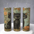 Cat, Black Cat with a Pumpkin Mug or Tumbler