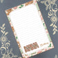 Personalized Momma or Mama Gingerbread, Gingerbread Man, Gingerbread Cookie, Winter, Holiday, Notepad Stationery