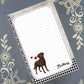 Personalized Dog Breed Notepad | Custom Pet Lover Stationery