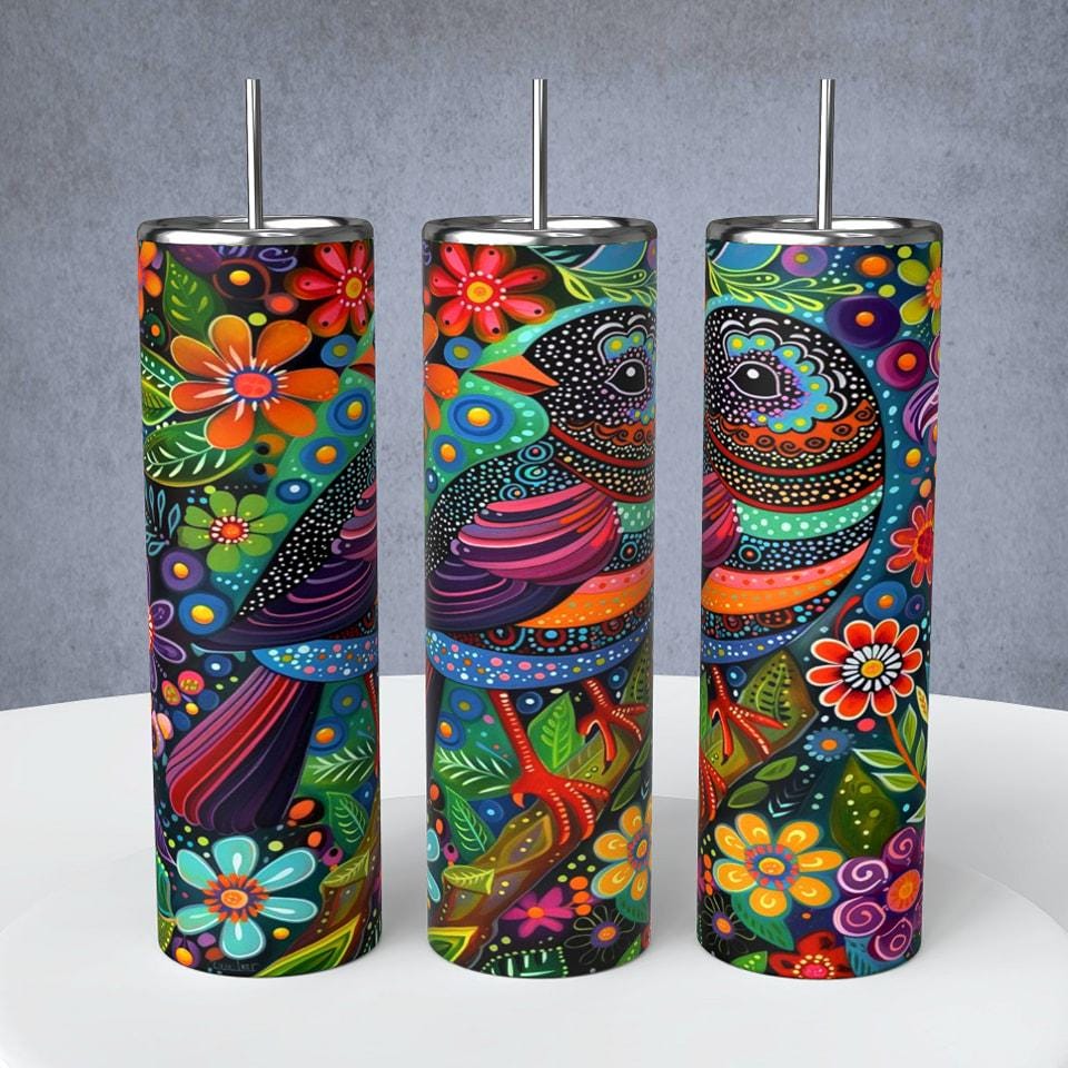 Raven, Colorful Mug or Tumbler