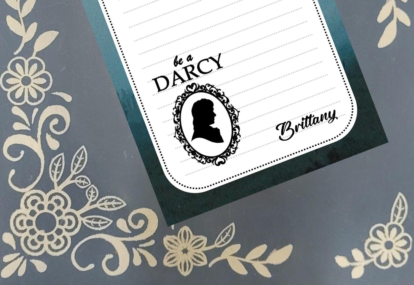 Personalized Pride & Prejudice, In a world of Wickhams be a Darcy, Notepad Stationery
