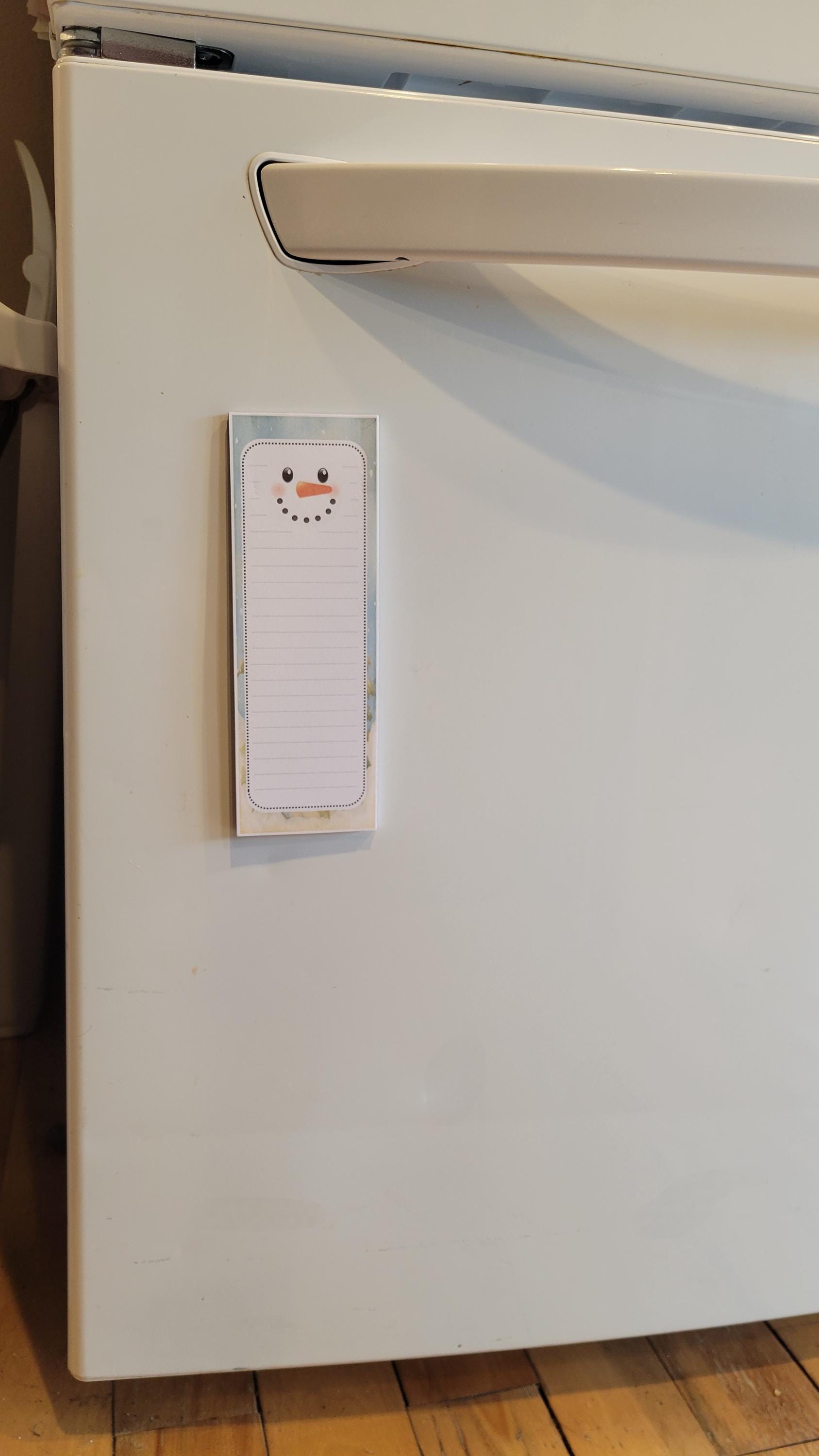 Otter with Lemonade, Magnet Notepad List pad