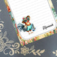 Personalized Chicken at the Beach, Notepad Stationery