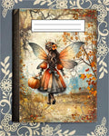 Fairy, Fall Fairy 5 Covered Notebook