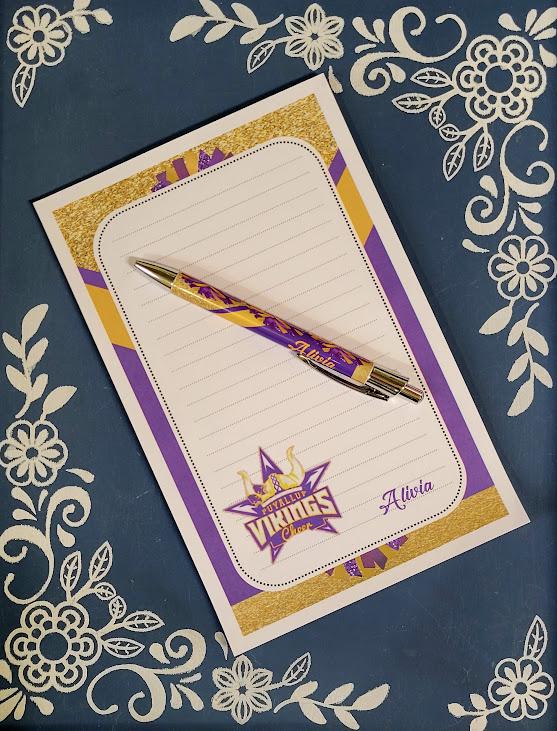 Personalized Ballpoint Pen, Matching Pen for Notebook