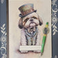 Dog, Fancy Shih Tzu, Covered Notebook