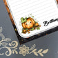 Personalized Pumpkin, Pumpkin Patch, Halloween, Notepad Stationery