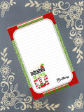 Personalized Believe in Your Elf, Christmas, Winter, Holiday, Notepad Stationery