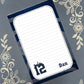 Personalized Seahawks Football, 12's, Seattle, Notepad Stationery