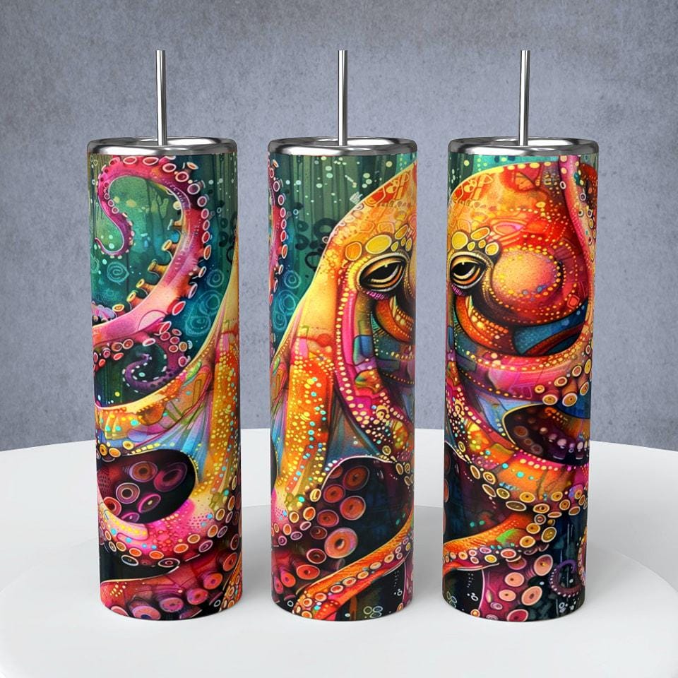 Octopus Mug or Tumbler
