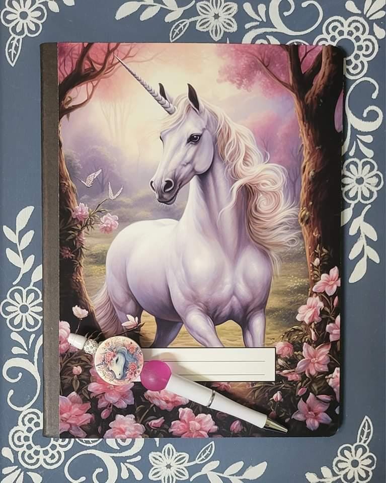 Unicorn 5, Covered Notebook