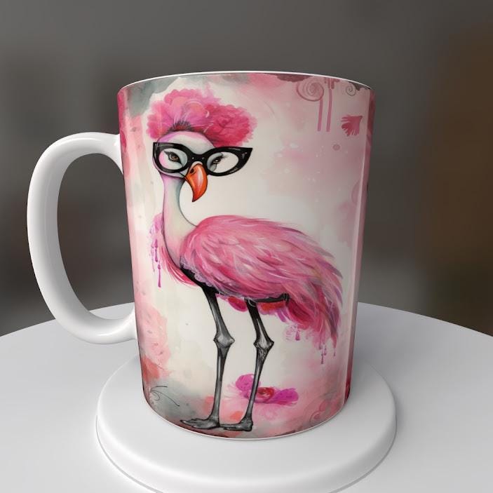 Flamingo 3 Mug or Tumbler Gift