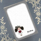 Personalized Sweet Heart Girl, Valentine's Day, Hearts & Roses, Notepad Stationery