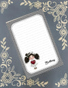 Personalized Sweet Heart Girl, Valentine's Day, Hearts & Roses, Notepad Stationery