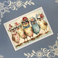 Fancy Chickens, Greeting Card Bundle, 5x7 with Envelopes