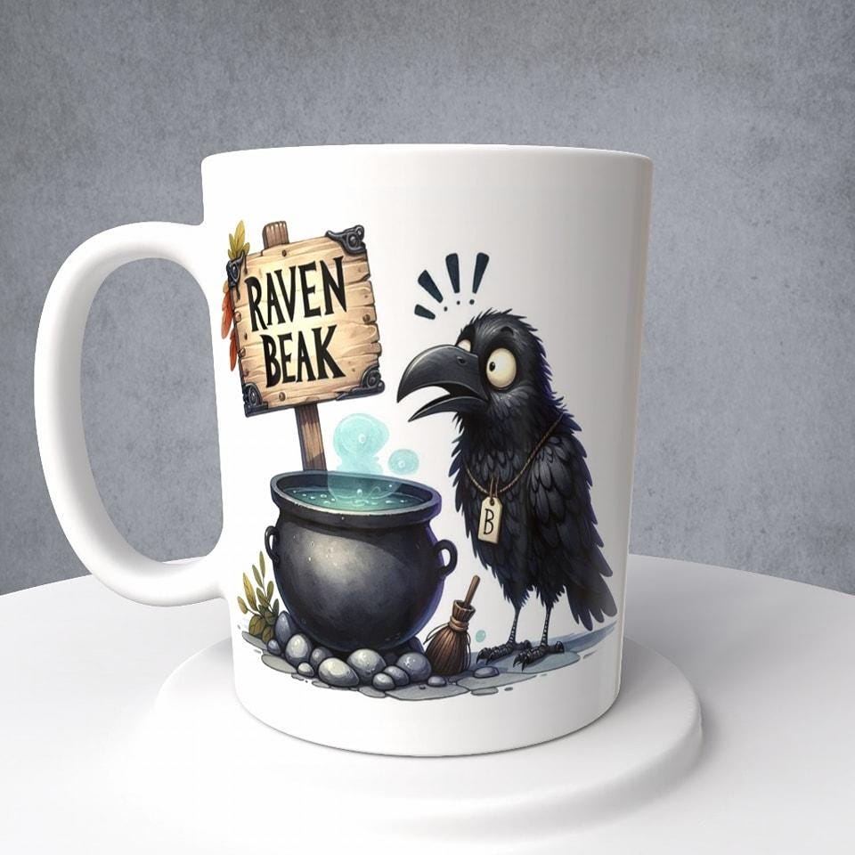 Potion, Raven Beak Potion Cauldron Mug or Tumbler