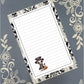 Personalized Skeleton in a Top Hat, Halloween, Notepad Stationery