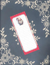 Valentines, Gnome, Hearts, Magnet Notepad List Pad
