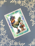 Fancy Chickens, Greeting Card Bundle, 5x7 with Envelopes