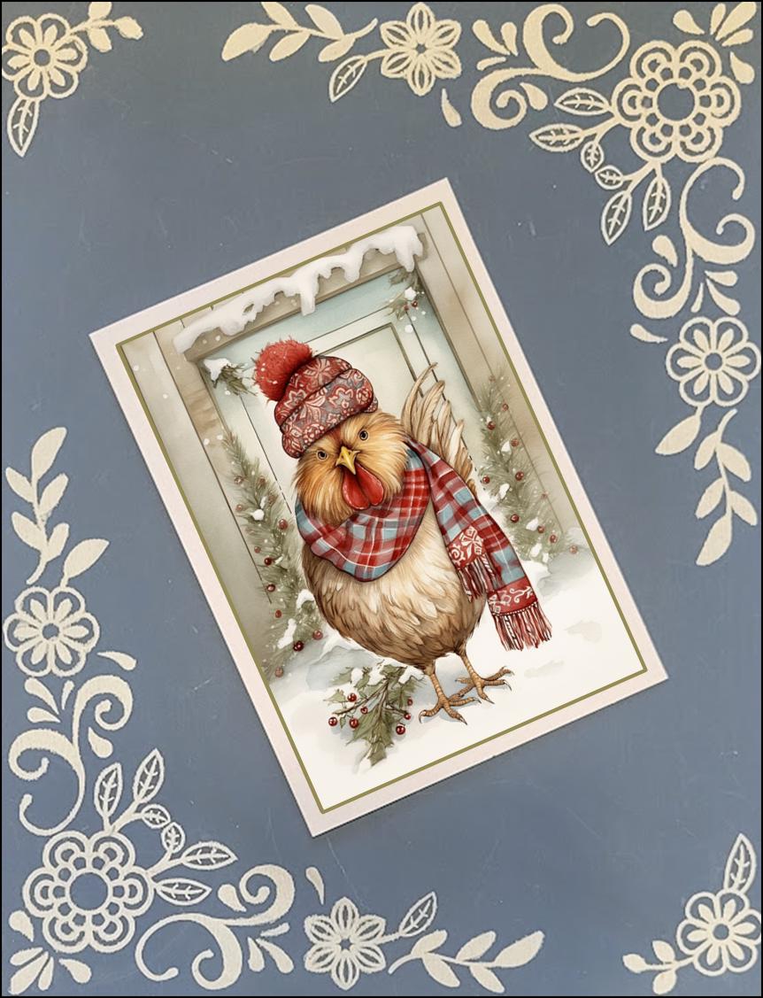 Christmas, Animals, Greeting Card Bundle, 5x7 with Envelopes