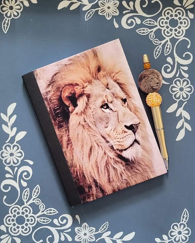 Lion, Covered Notebook
