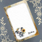 Personalized Elephant with a Sunflower, Notepad Stationery