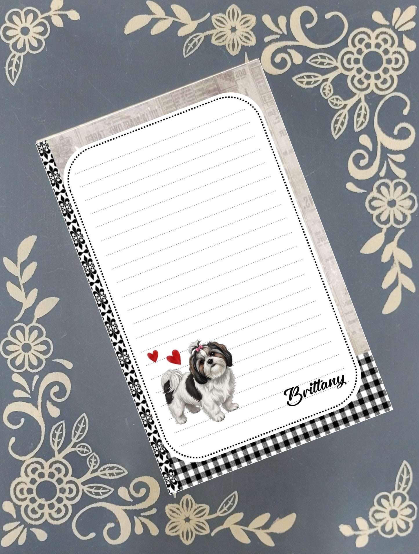 Personalized Dog Breed Notepad | Custom Pet Lover Stationery