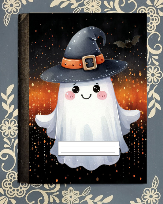 Ghost Covered Notebook