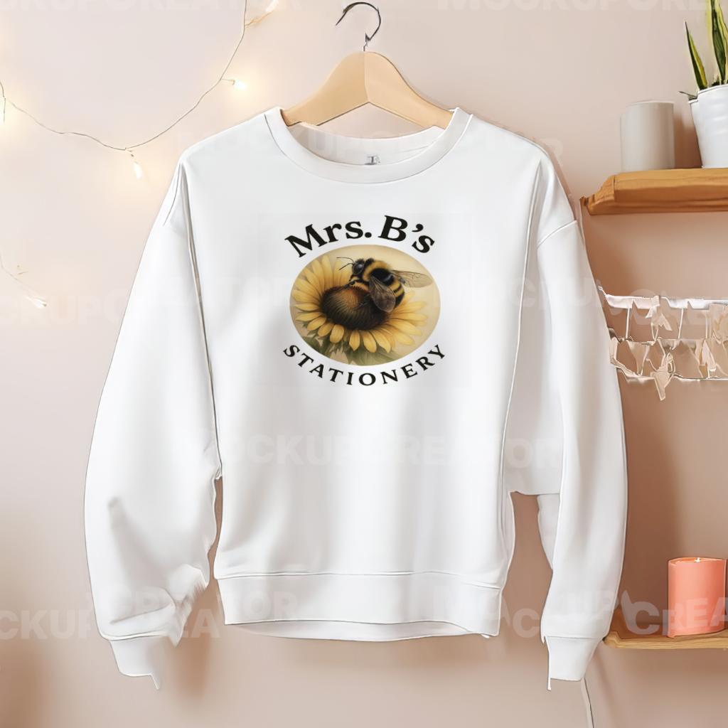 Mrs. B’s Swag Club Bee & Sunflower Apparel | T-Shirt, Crewneck Sweatshirt, or Hoodie